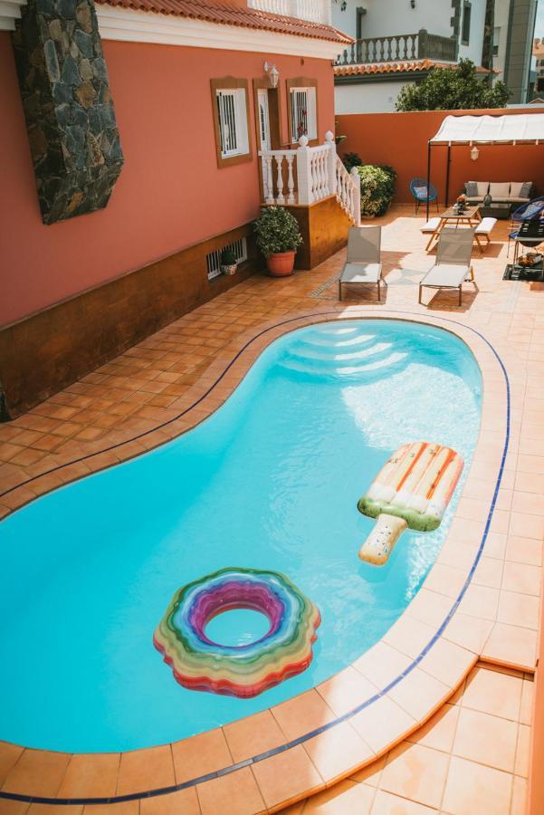 Villa Morada Sonneland Con Piscina Privada Climatizada Маспаломас Экстерьер фото